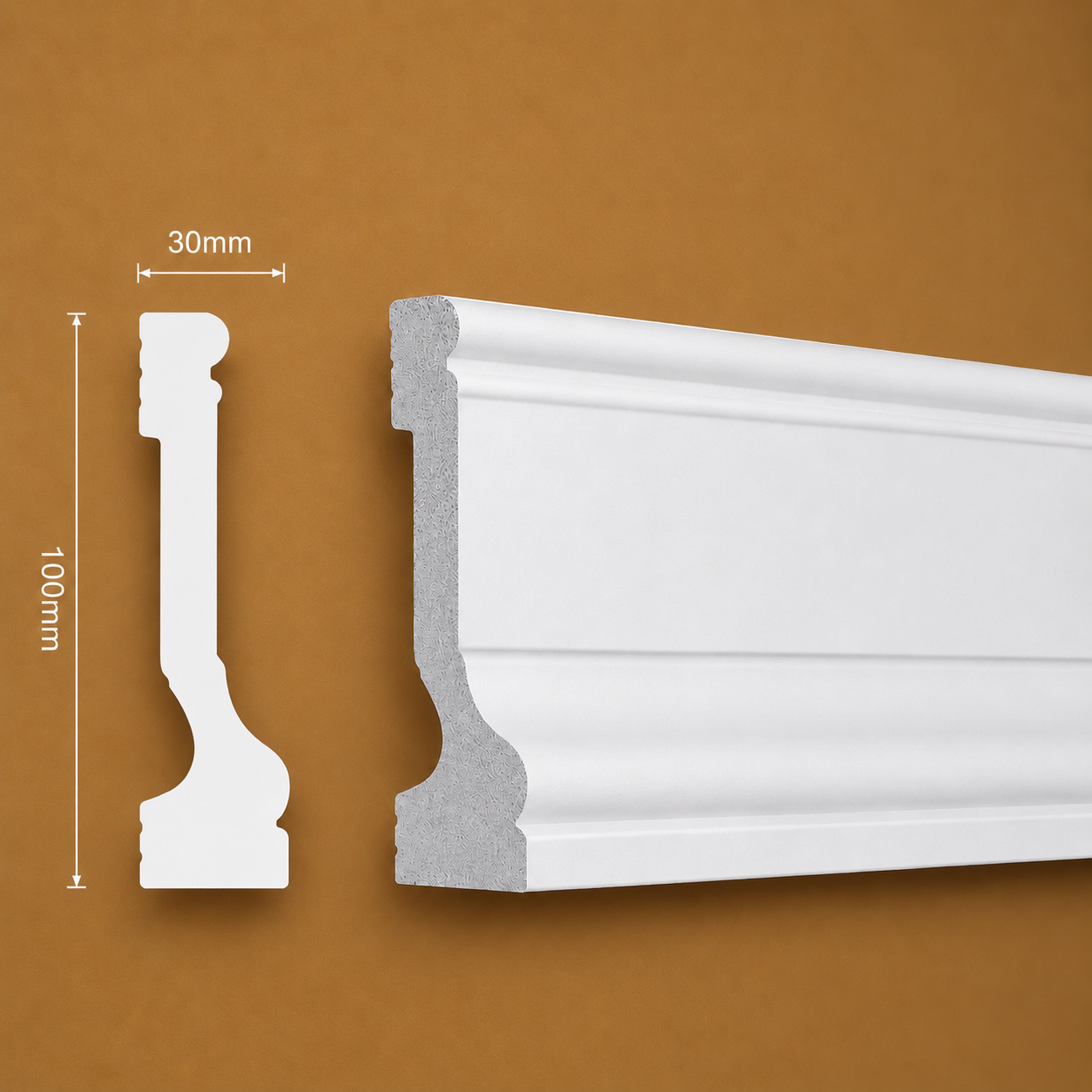 50377dfd-9a0c-4e4b-a63a-2eec26d96bb3 Plinta Decorativa Polimer Dur 100*2400mm - imagine 1