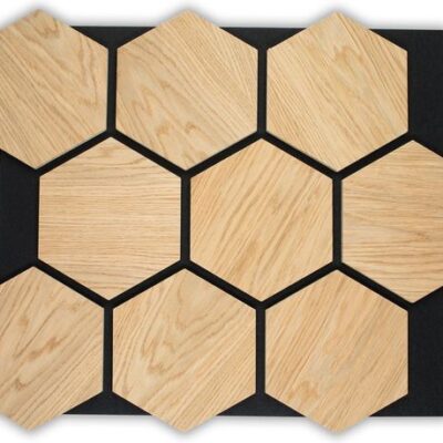 Riflaj Decorativ Mdf Hexagon