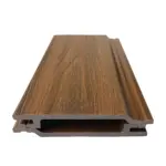 Riflaj Decorativ Exterior Lambriu Wpc Co-extrudat 3D Lemn 155x21x2900mm - imagine 5