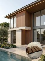Riflaj Decorativ Exterior Wpc Co-extrudat Teak 219x26x2900mm