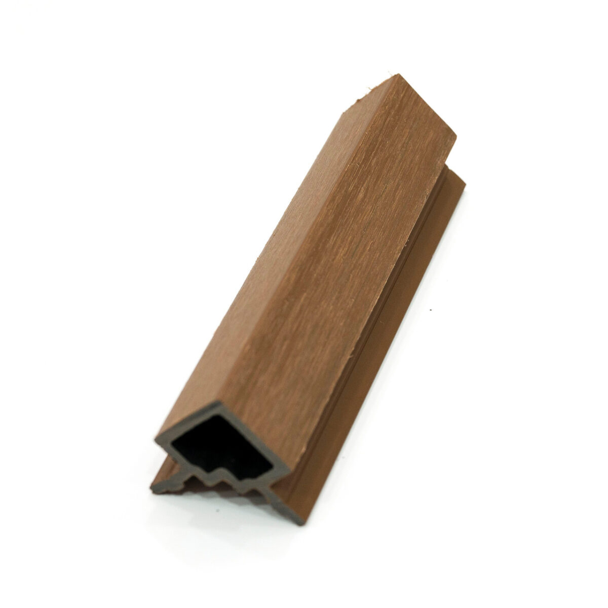 Coltar Co-extrudat Riflaj WPC Lemn 40x40x2900mm - imagine 1