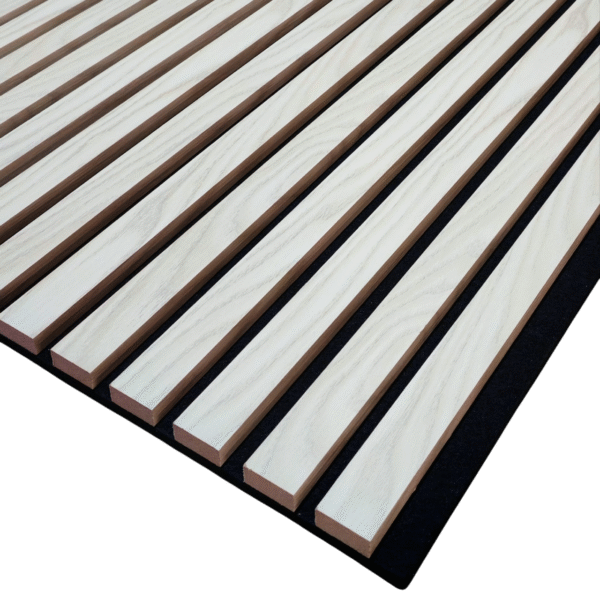 Riflaj Decorativ Tip Panou Acustic XXL 600x2800x21 mm Stejar Alb
