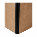 Profil Aluminiu, colt exterior, pentru imbinarea panourilor cristal carbon, 295 cm - imagine 2