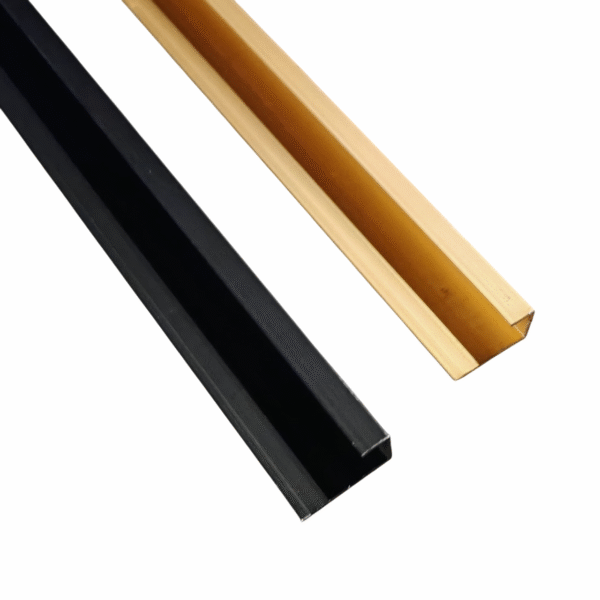 Profil Aluminiu, pentru finisare sau pornire panourilor cristal carbon