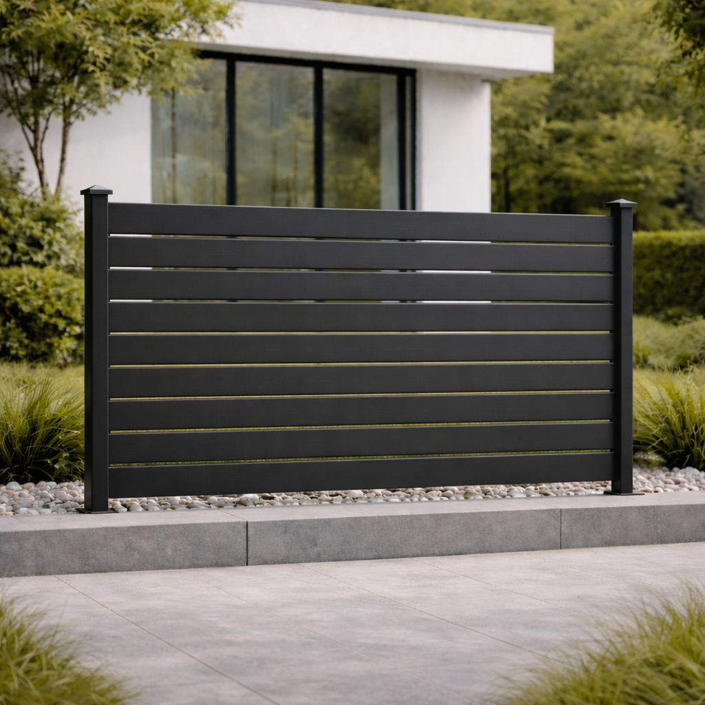 gard aluminiu antracit decolife Gard din Aluminiu Model İntense L2000 mm - imagine 1