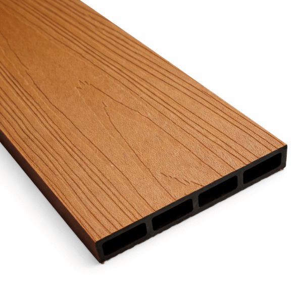 Placă de gard 3D Co-extrudat din WPC Teak Compozit, 150x20mm, 2 ml