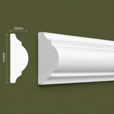 Brau Decorativa Duropolimer 60*25*2400mm